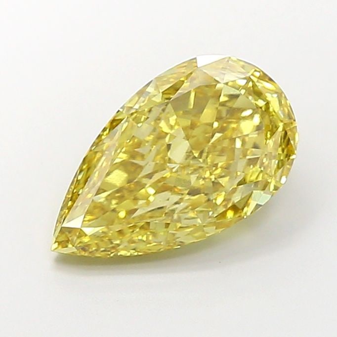 Loose Diamond - PEAR 5.01ct Fancy Intense Yellow VS2 (1 of 1)