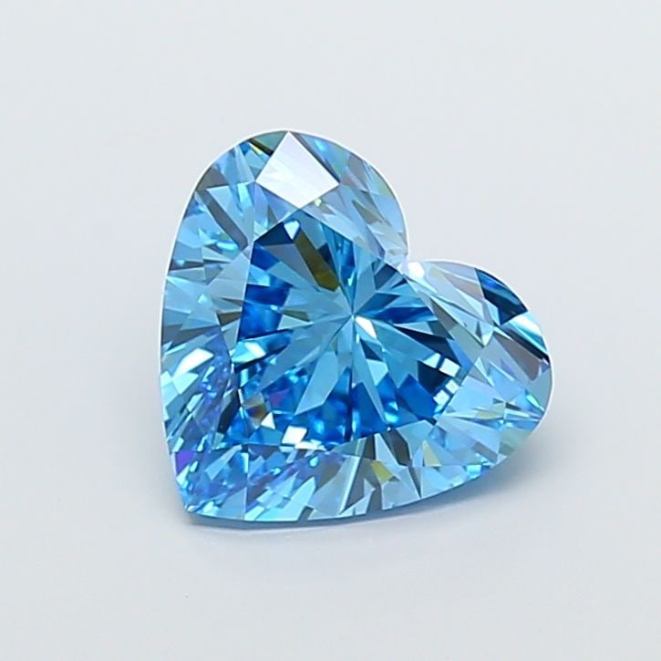 Loose Diamond - HEART 5.02ct Fancy Vivid Blue VS1: Loose Diamond - HEART 5.02ct Fancy Vivid Blue VS1 Source: This is a real non-mined Diamond that has been grown in a lab Shape: HEART Carats: 5.02 Color: Fancy Vivid Blue Certification: IGI Video: