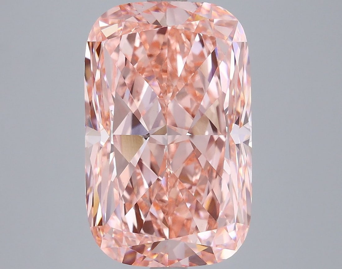 Loose Diamond - CUSHION MODIFIED 7.02ct Fancy Vivid Pink VVS2: Loose Diamond - CUSHION MODIFIED 7.02ct Fancy Vivid Pink VVS2 Source: This is a real non-mined Diamond that has been grown in a lab Shape: CUSHION MODIFIED Carats: 7.02 Color: Fancy Vivid Pink Certifi
