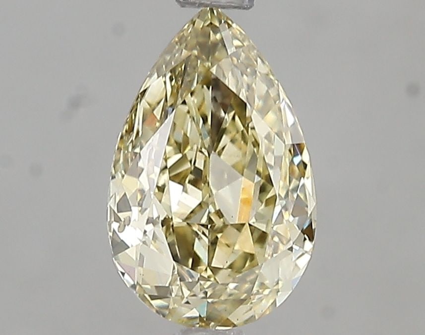 Loose Diamond - PEAR 1.51ct Fancy Yellow VS2: Loose Diamond - PEAR 1.51ct Fancy Yellow VS2 Source: This is a real non-mined Diamond that has been grown in a lab Shape: PEAR Carats: 1.51 Color: Fancy Yellow Certification: IGI Video: