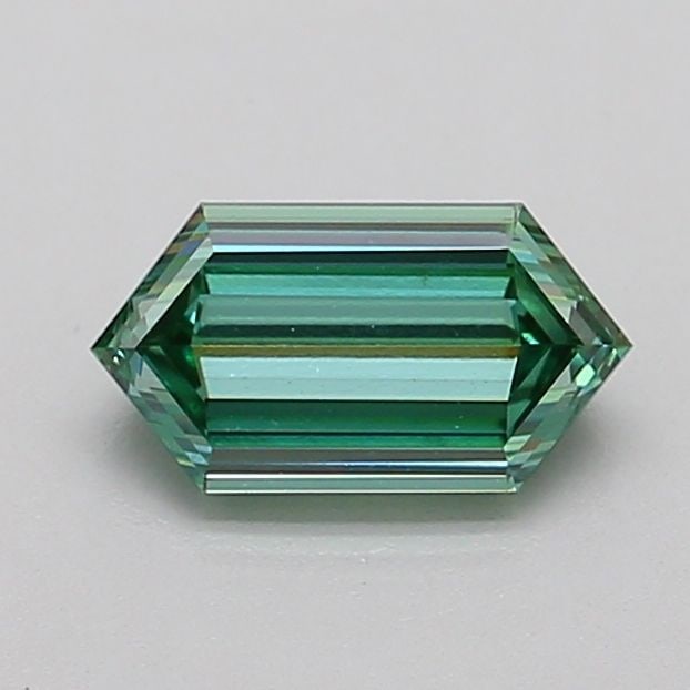 Loose Diamond - HEXAGONAL 0.81ct Fancy Vivid Green VS1 (1 of 1)