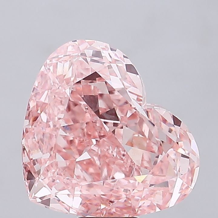 Loose Diamond - HEART 17.0ct Fancy Vivid Pink VS1: Loose Diamond - HEART 17.0ct Fancy Vivid Pink VS1 Source: This is a real non-mined Diamond that has been grown in a lab Shape: HEART Carats: 17.0 Color: Fancy Vivid Pink Certification: IGI Video: