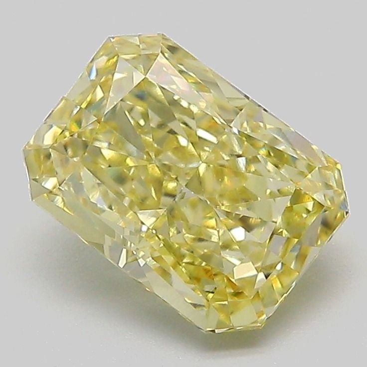 Loose Diamond - RADIANT 2.09ct Fancy Yellow VVS2: Loose Diamond - RADIANT 2.09ct Fancy Yellow VVS2 Source: This is a real non-mined Diamond that has been grown in a lab Shape: RADIANT Carats: 2.09 Color: Fancy Yellow Certification: IGI Video:
