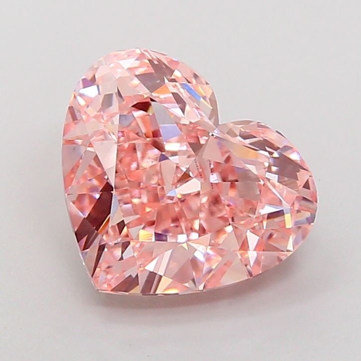 Loose Diamond - HEART 5.02ct Fancy Vivid Pink VS1: Loose Diamond - HEART 5.02ct Fancy Vivid Pink VS1 Source: This is a real non-mined Diamond that has been grown in a lab Shape: HEART Carats: 5.02 Color: Fancy Vivid Pink Certification: IGI Video: