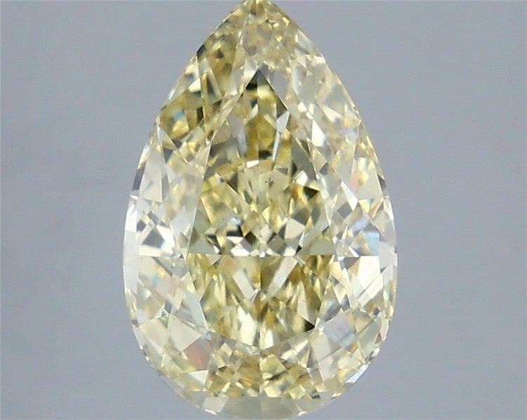 Loose Diamond - PEAR 3.08ct Fancy Yellow VS1: Loose Diamond - PEAR 3.08ct Fancy Yellow VS1 Source: This is a real non-mined Diamond that has been grown in a lab Shape: PEAR Carats: 3.08 Color: Fancy Yellow Certification: IGI Video: