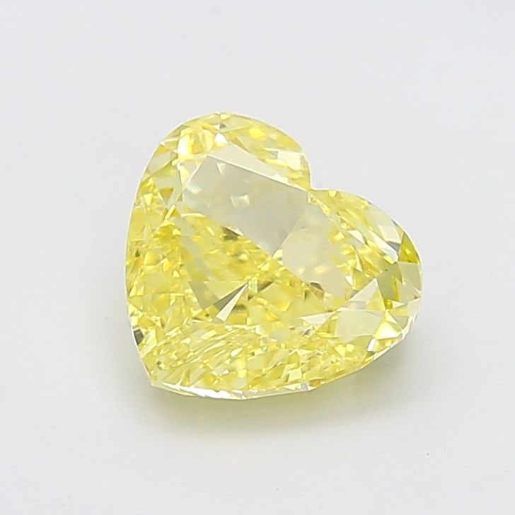 Loose Diamond - HEART 3.02ct Fancy Yellow VS1: Loose Diamond - HEART 3.02ct Fancy Yellow VS1 Source: This is a real non-mined Diamond that has been grown in a lab Shape: HEART Carats: 3.02 Color: Fancy Yellow Certification: IGI Video: