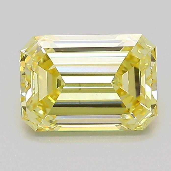 Loose Diamond - EMERALD 1.58ct Fancy Yellow VS1: Loose Diamond - EMERALD 1.58ct Fancy Yellow VS1 Source: This is a real non-mined Diamond that has been grown in a lab Shape: EMERALD Carats: 1.58 Color: Fancy Yellow Certification: IGI The Diamond Dep