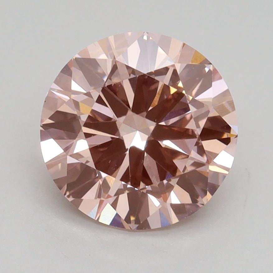 Loose Diamond - ROUND 2.18ct Fancy Intense Pink VS1: Loose Diamond - ROUND 2.18ct Fancy Intense Pink VS1 Source: This is a real non-mined Diamond that has been grown in a lab Shape: ROUND Carats: 2.18 Color: Fancy Intense Pink Certification: IGI Video: