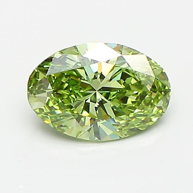 Loose Diamond - OVAL 0.72ct Fancy Vivid Green VS2: Loose Diamond - OVAL 0.72ct Fancy Vivid Green VS2 Source: This is a real non-mined Diamond that has been grown in a lab Shape: OVAL Carats: 0.72 Color: Fancy Vivid Green Certification: IGI Video: