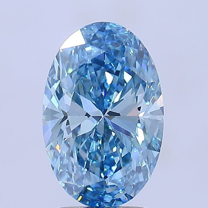 Loose Diamond - OVAL 3.01ct Fancy Vivid Blue VS1: Loose Diamond - OVAL 3.01ct Fancy Vivid Blue VS1 Source: This is a real non-mined Diamond that has been grown in a lab Shape: OVAL Carats: 3.01 Color: Fancy Vivid Blue Certification: NONE Video: