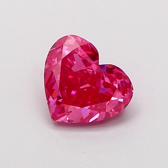 Loose Diamond - HEART 1.1ct Fancy Vivid Pink VS2: Loose Diamond - HEART 1.1ct Fancy Vivid Pink VS2 Source: This is a real non-mined Diamond that has been grown in a lab Shape: HEART Carats: 1.1 Color: Fancy Vivid Pink Certification: IGI The Diamond D