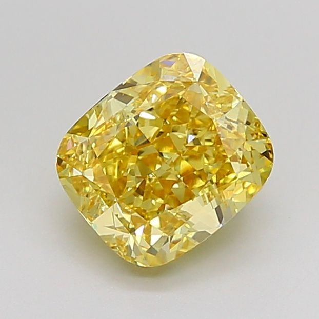 Loose Diamond - CUSHION MODIFIED 3.0ct Fancy Intense Yellow VS1: Loose Diamond - CUSHION MODIFIED 3.0ct Fancy Intense Yellow VS1 Source: This is a real non-mined Diamond that has been grown in a lab Shape: CUSHION MODIFIED Carats: 3.0 Color: Fancy Intense Yellow Ce