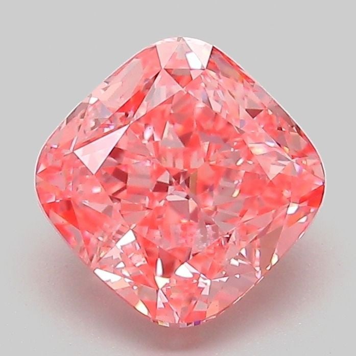 Loose Diamond - CUSHION MODIFIED 2.03ct Fancy Vivid Pink VS1: Loose Diamond - CUSHION MODIFIED 2.03ct Fancy Vivid Pink VS1 Source: This is a real non-mined Diamond that has been grown in a lab Shape: CUSHION MODIFIED Carats: 2.03 Color: Fancy Vivid Pink Certific