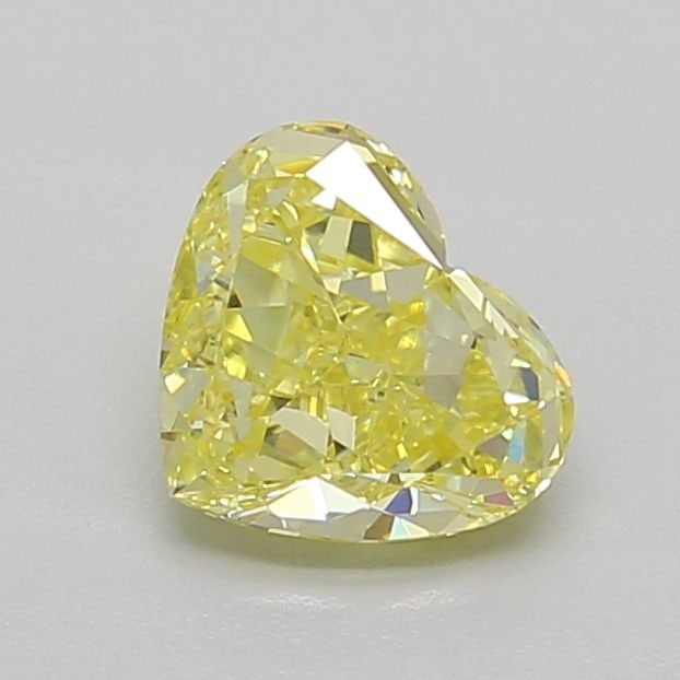 Loose Diamond - HEART 1.0ct Fancy Yellow VS1: Loose Diamond - HEART 1.0ct Fancy Yellow VS1 Source: This is a real non-mined Diamond that has been grown in a lab Shape: HEART Carats: 1.0 Color: Fancy Yellow Certification: IGI Video: