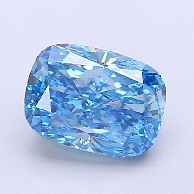 Loose Diamond - CUSHION MODIFIED 1.53ct Fancy Vivid Blue VS1: Loose Diamond - CUSHION MODIFIED 1.53ct Fancy Vivid Blue VS1 Source: This is a real non-mined Diamond that has been grown in a lab Shape: CUSHION MODIFIED Carats: 1.53 Color: Fancy Vivid Blue Certific