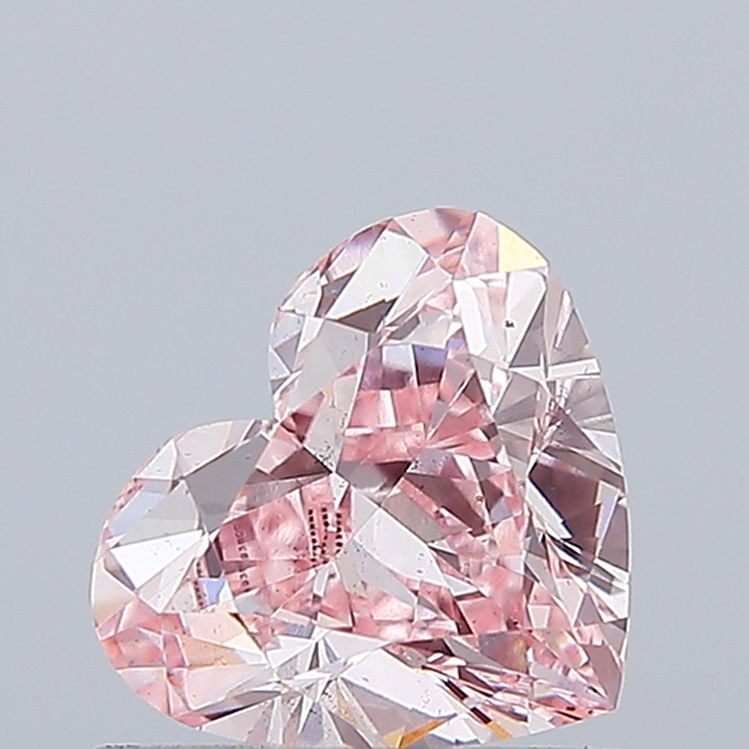 Loose Diamond - HEART 1.06ct Fancy Intense Pink VS2: Loose Diamond - HEART 1.06ct Fancy Intense Pink VS2 Source: This is a real non-mined Diamond that has been grown in a lab Shape: HEART Carats: 1.06 Color: Fancy Intense Pink Certification: IGI Video: