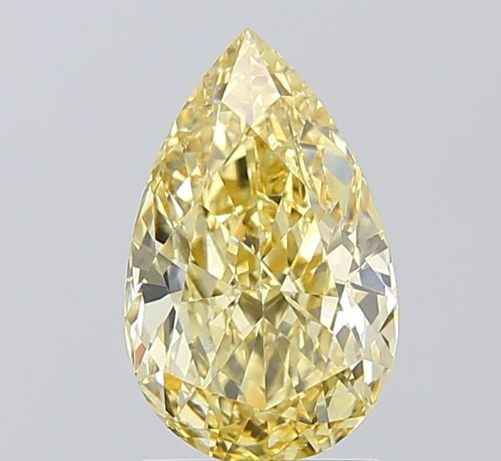 Loose Diamond - PEAR 2.09ct Fancy Yellow VS1: Loose Diamond - PEAR 2.09ct Fancy Yellow VS1 Source: This is a real non-mined Diamond that has been grown in a lab Shape: PEAR Carats: 2.09 Color: Fancy Yellow Certification: IGI Video: