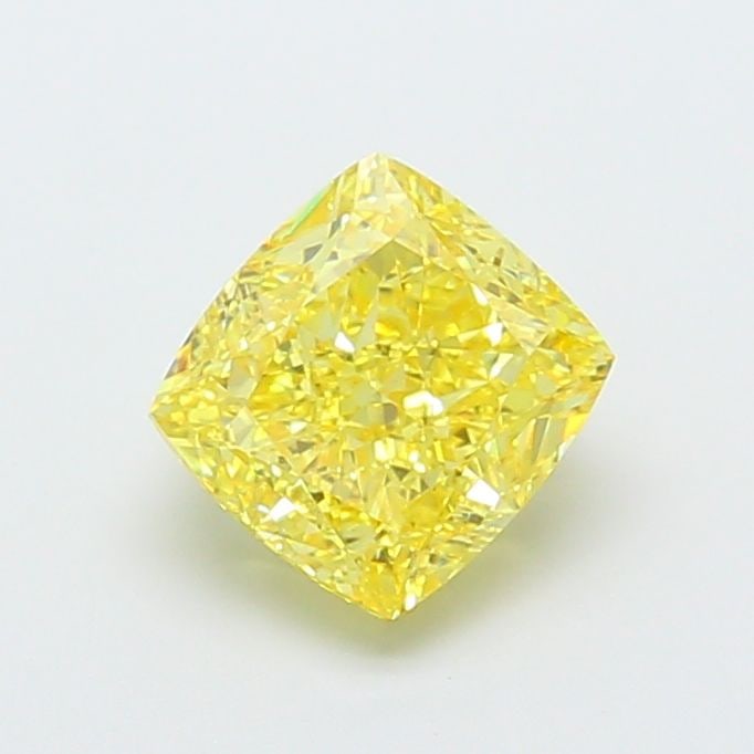 Loose Diamond - CUSHION MODIFIED 4.51ct Fancy Vivid Yellow VS1: Loose Diamond - CUSHION MODIFIED 4.51ct Fancy Vivid Yellow VS1 Source: This is a real non-mined Diamond that has been grown in a lab Shape: CUSHION MODIFIED Carats: 4.51 Color: Fancy Vivid Yellow Cert