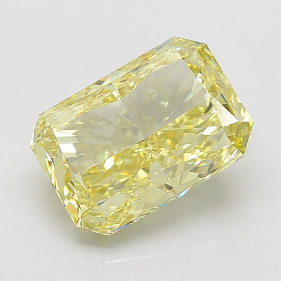 Loose Diamond - RADIANT 9.04ct Fancy Intense Yellow VS1: Loose Diamond - RADIANT 9.04ct Fancy Intense Yellow VS1 Source: This is a real non-mined Diamond that has been grown in a lab Shape: RADIANT Carats: 9.04 Color: Fancy Intense Yellow Certification: IGI