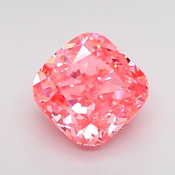 Loose Diamond - CUSHION MODIFIED 1.0ct Fancy Vivid Pink VS2: Loose Diamond - CUSHION MODIFIED 1.0ct Fancy Vivid Pink VS2 Source: This is a real non-mined Diamond that has been grown in a lab Shape: CUSHION MODIFIED Carats: 1.0 Color: Fancy Vivid Pink Certificat