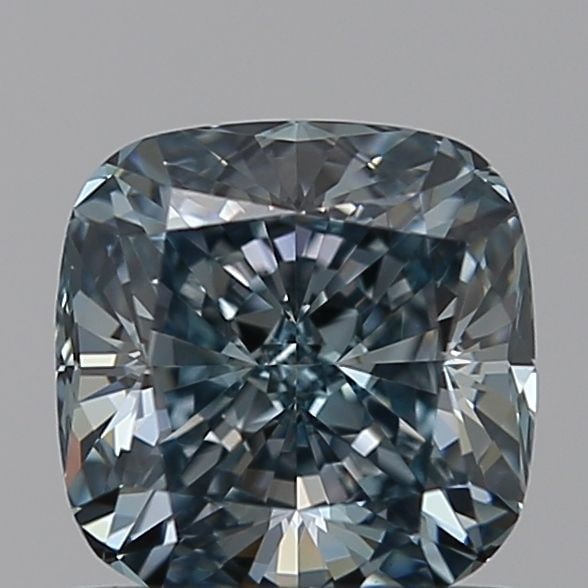 Loose Diamond - CUSHION BRILLIANT 0.99ct Blue VVS2: Loose Diamond - CUSHION BRILLIANT 0.99ct Blue VVS2 Source: This is a real non-mined Diamond that has been grown in a lab Shape: CUSHION BRILLIANT Carats: 0.99 Color: Blue Certification: NONE Video: