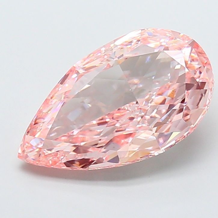 Loose Diamond - PEAR 9.02ct Fancy Intense Pink VS1: Loose Diamond - PEAR 9.02ct Fancy Intense Pink VS1 Source: This is a real non-mined Diamond that has been grown in a lab Shape: PEAR Carats: 9.02 Color: Fancy Intense Pink Certification: IGI Video: