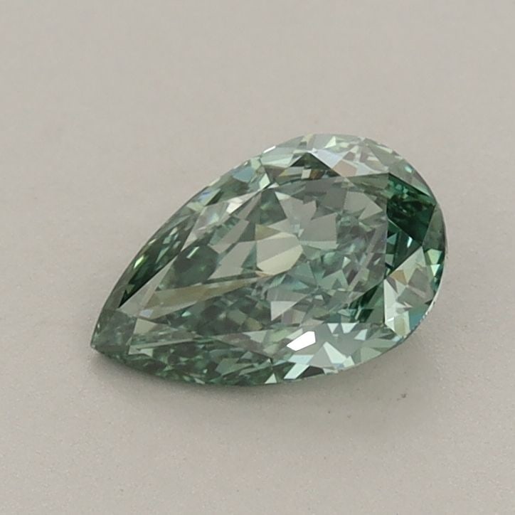 Loose Diamond - PEAR 0.66ct Fancy Vivid Green VVS2: Loose Diamond - PEAR 0.66ct Fancy Vivid Green VVS2 Source: This is a real non-mined Diamond that has been grown in a lab Shape: PEAR Carats: 0.66 Color: Fancy Vivid Green Certification: IGI Video: