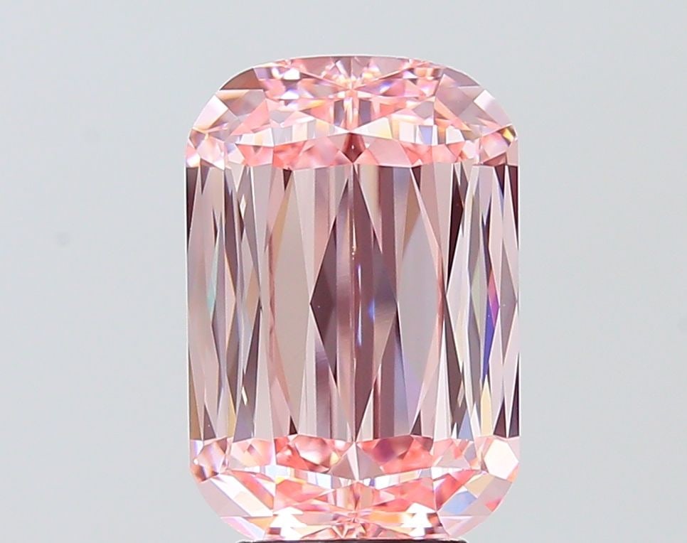 Loose Diamond - CUSHION MODIFIED 5.0ct Fancy Intense Pink VVS2: Loose Diamond - CUSHION MODIFIED 5.0ct Fancy Intense Pink VVS2 Source: This is a real non-mined Diamond that has been grown in a lab Shape: CUSHION MODIFIED Carats: 5.0 Color: Fancy Intense Pink Certi