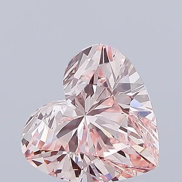Loose Diamond - HEART 1.54ct Fancy Intense Pink VS1: Loose Diamond - HEART 1.54ct Fancy Intense Pink VS1 Source: This is a real non-mined Diamond that has been grown in a lab Shape: HEART Carats: 1.54 Color: Fancy Intense Pink Certification: IGI Video: