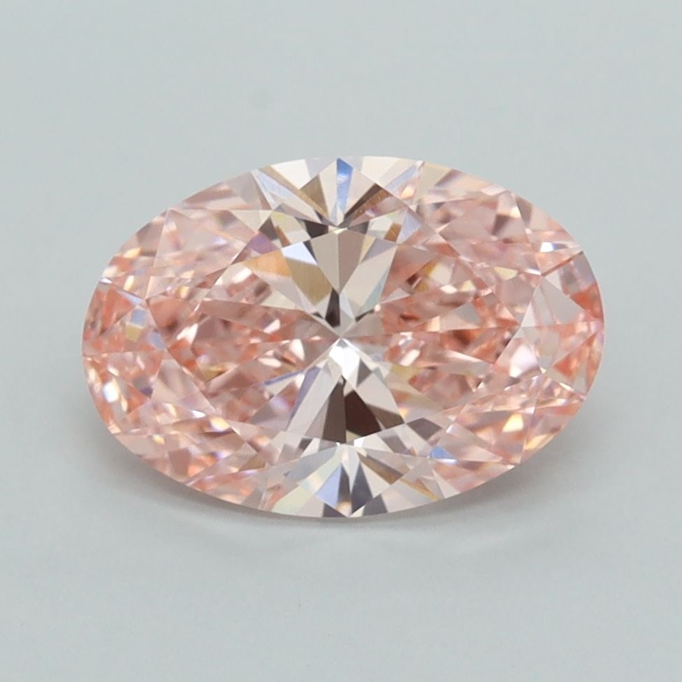Loose Diamond - OVAL 2.01ct Fancy Vivid Pink VVS2: Loose Diamond - OVAL 2.01ct Fancy Vivid Pink VVS2 Source: This is a real non-mined Diamond that has been grown in a lab Shape: OVAL Carats: 2.01 Color: Fancy Vivid Pink Certification: IGI Video:
