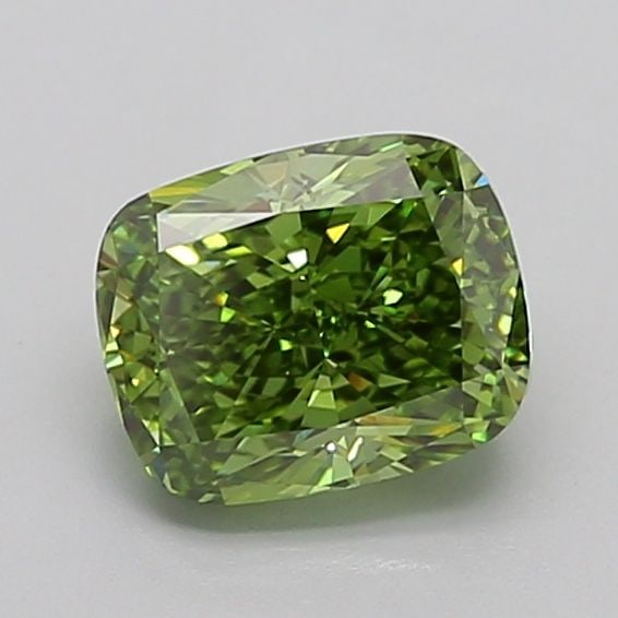 Loose Diamond - CUSHION MODIFIED 1.98ct Fancy Vivid Green VVS2: Loose Diamond - CUSHION MODIFIED 1.98ct Fancy Vivid Green VVS2 Source: This is a real non-mined Diamond that has been grown in a lab Shape: CUSHION MODIFIED Carats: 1.98 Color: Fancy Vivid Green Certi