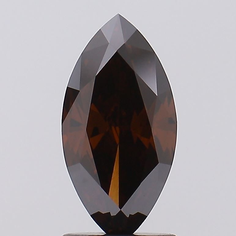 Loose Diamond - MARQUISE 1.63ct Fancy Deep Brown VS1: Loose Diamond - MARQUISE 1.63ct Fancy Deep Brown VS1 Source: This is a real non-mined Diamond that has been grown in a lab Shape: MARQUISE Carats: 1.63 Color: Fancy Deep Brown Certification: NONE Vide