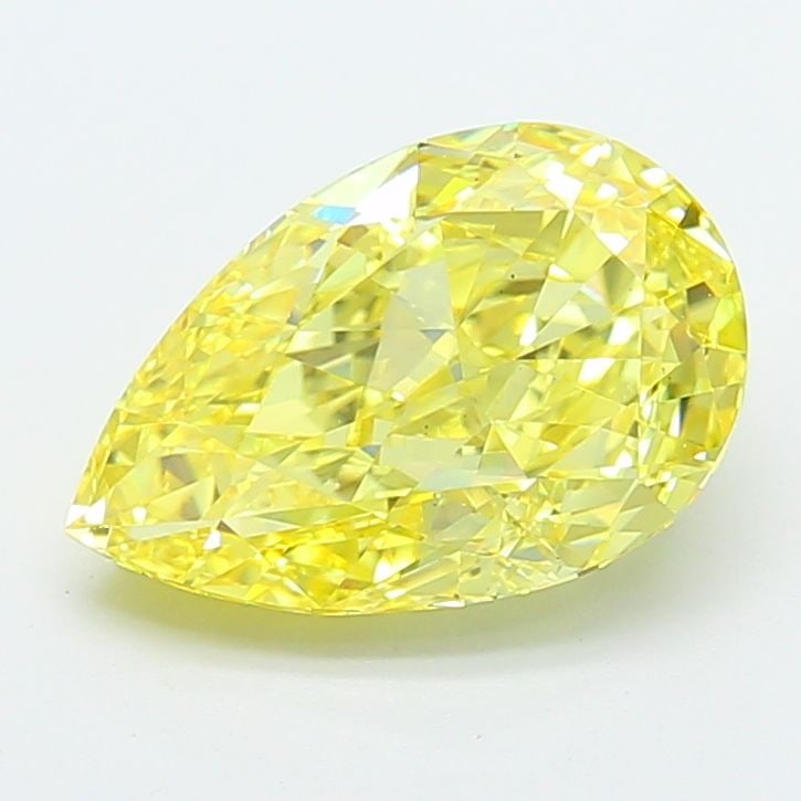Loose Diamond - PEAR 3.33ct Fancy Vivid Yellow VS1: Loose Diamond - PEAR 3.33ct Fancy Vivid Yellow VS1 Source: This is a real non-mined Diamond that has been grown in a lab Shape: PEAR Carats: 3.33 Color: Fancy Vivid Yellow Certification: IGI Video: