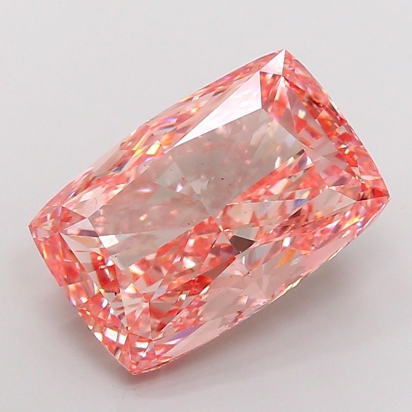 Loose Diamond - CUSHION MODIFIED 15.12ct Fancy Vivid Pink VS2: Loose Diamond - CUSHION MODIFIED 15.12ct Fancy Vivid Pink VS2 Source: This is a real non-mined Diamond that has been grown in a lab Shape: CUSHION MODIFIED Carats: 15.12 Color: Fancy Vivid Pink Certif
