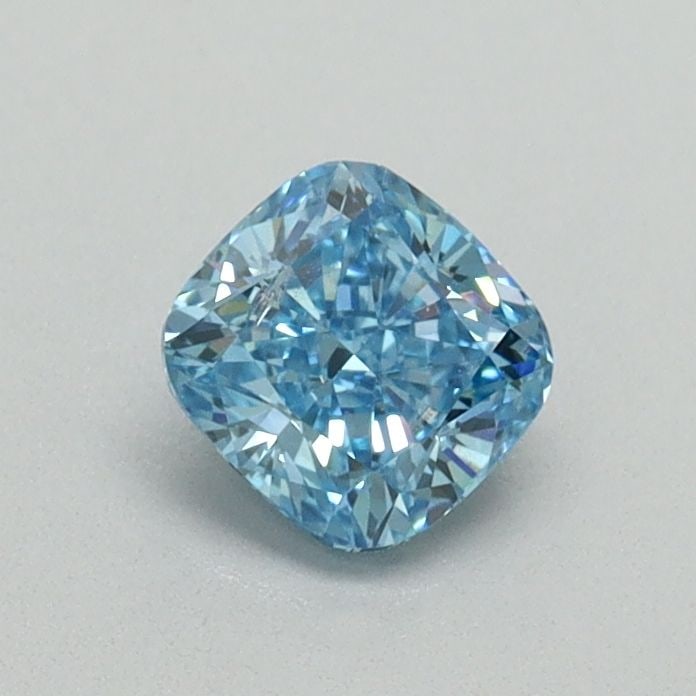 Loose Diamond - CUSHION MODIFIED 0.51ct Fancy Vivid Blue SI1: Loose Diamond - CUSHION MODIFIED 0.51ct Fancy Vivid Blue SI1 Source: This is a real non-mined Diamond that has been grown in a lab Shape: CUSHION MODIFIED Carats: 0.51 Color: Fancy Vivid Blue Certific