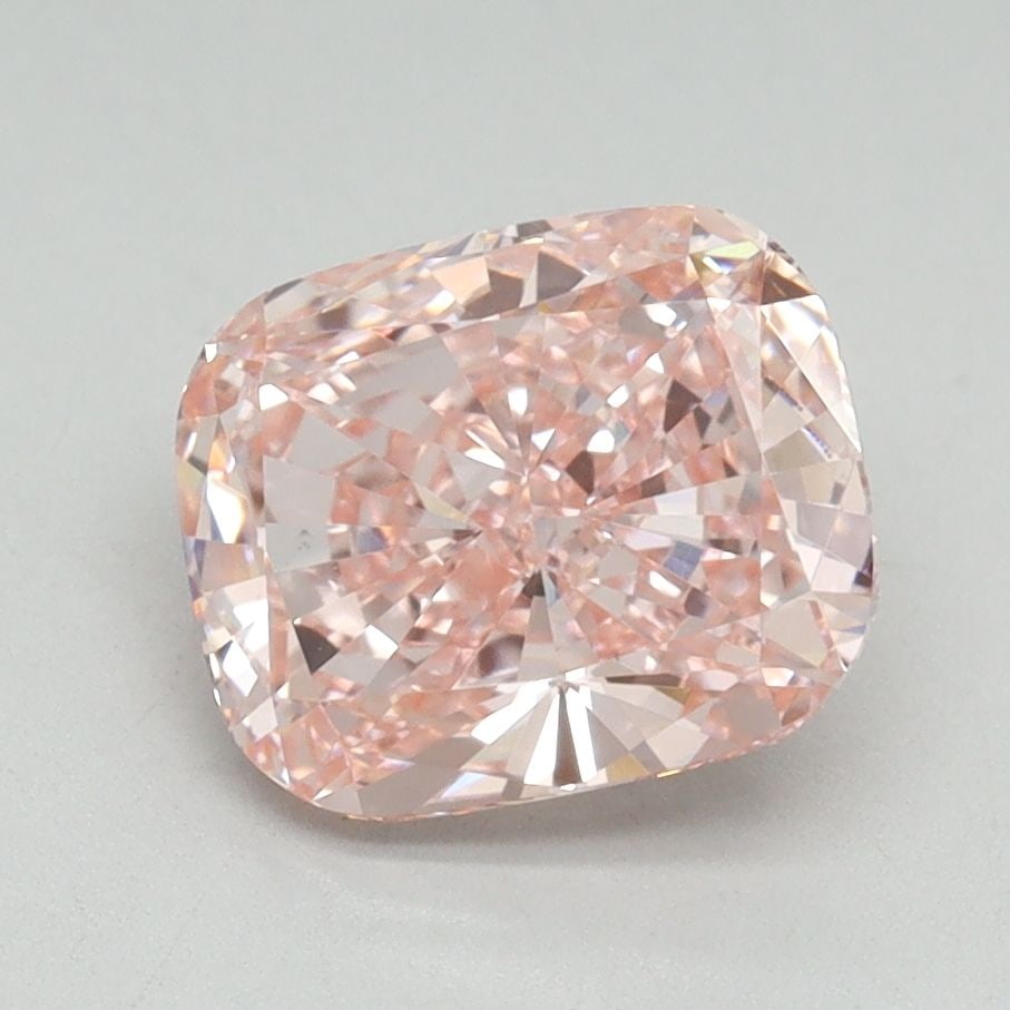 Loose Diamond - CUSHION BRILLIANT 2.0ct Fancy Intense Pink VS1: Loose Diamond - CUSHION BRILLIANT 2.0ct Fancy Intense Pink VS1 Source: This is a real non-mined Diamond that has been grown in a lab Shape: CUSHION BRILLIANT Carats: 2.0 Color: Fancy Intense Pink Cert