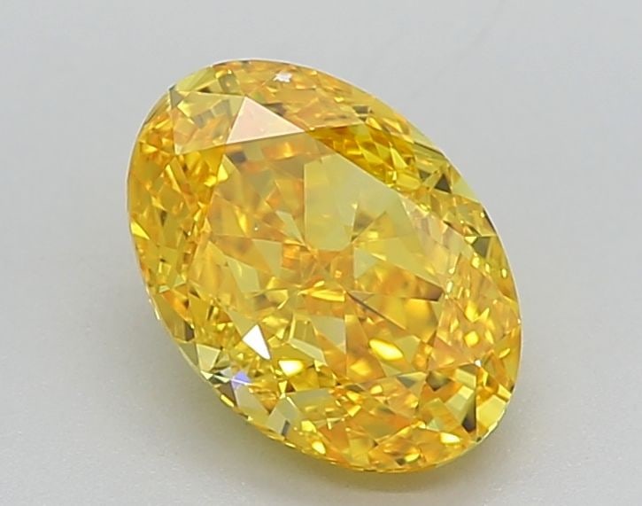 Loose Diamond - OVAL 2.08ct Fancy Vivid Yellow VS1: Loose Diamond - OVAL 2.08ct Fancy Vivid Yellow VS1 Source: This is a real non-mined Diamond that has been grown in a lab Shape: OVAL Carats: 2.08 Color: Fancy Vivid Yellow Certification: IGI Video: