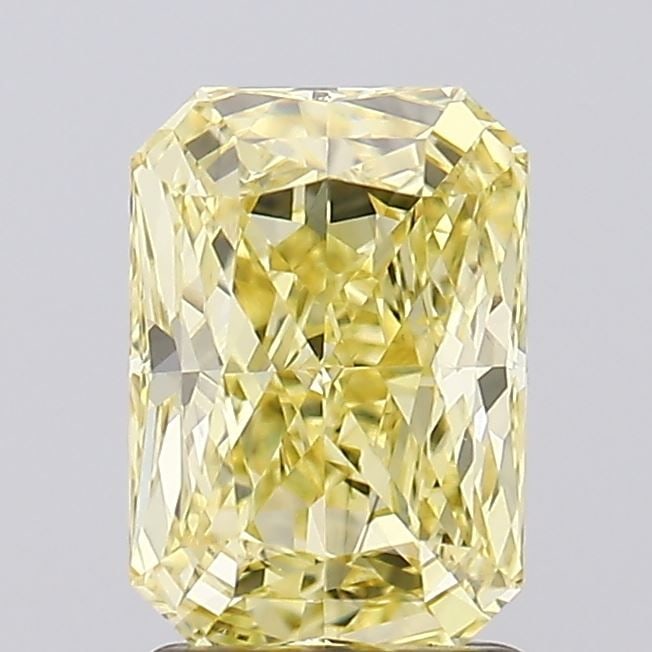 Loose Diamond - RADIANT 2.05ct Fancy Intense Yellow VS2: Loose Diamond - RADIANT 2.05ct Fancy Intense Yellow VS2 Source: This is a real non-mined Diamond that has been grown in a lab Shape: RADIANT Carats: 2.05 Color: Fancy Intense Yellow Certification: IGI