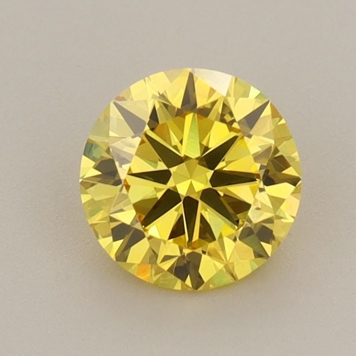 Loose Diamond - ROUND 0.8ct Fancy Vivid Yellow VS1: Loose Diamond - ROUND 0.8ct Fancy Vivid Yellow VS1 Source: This is a real non-mined Diamond that has been grown in a lab Shape: ROUND Carats: 0.8 Color: Fancy Vivid Yellow Certification: IGI The Diamo