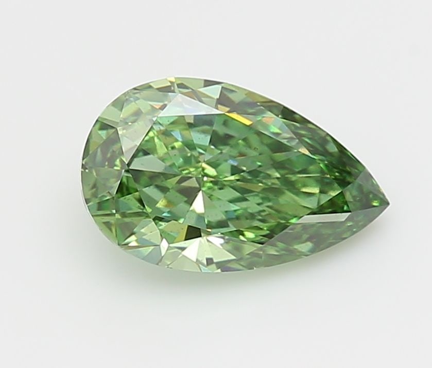 Loose Diamond - PEAR 2.47ct Fancy Vivid Green SI1: Loose Diamond - PEAR 2.47ct Fancy Vivid Green SI1 Source: This is a real non-mined Diamond that has been grown in a lab Shape: PEAR Carats: 2.47 Color: Fancy Vivid Green Certification: IGI Video: