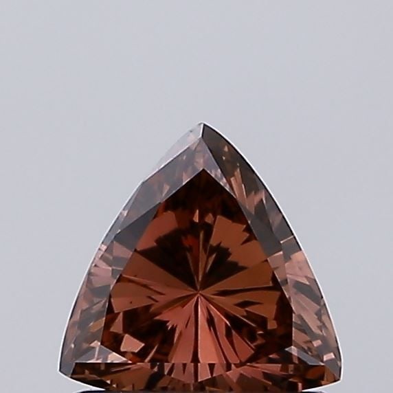 Loose Diamond - TRIANGULAR 0.54ct Fancy Brown VS1: Loose Diamond - TRIANGULAR 0.54ct Fancy Brown VS1 Source: This is a real non-mined Diamond that has been grown in a lab Shape: TRIANGULAR Carats: 0.54 Color: Fancy Brown Certification: IGI Video: