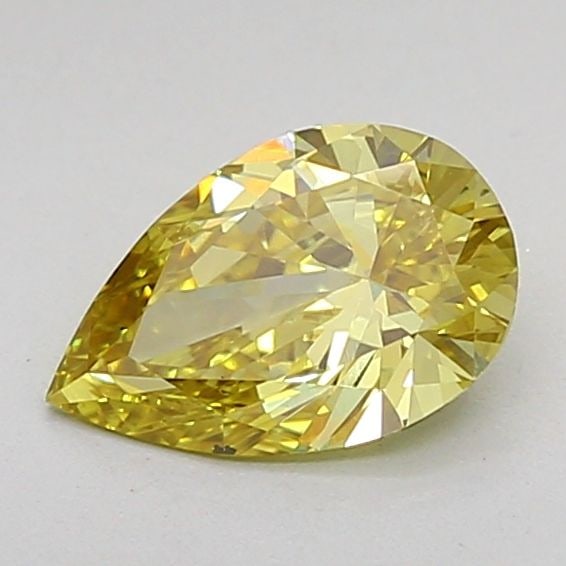 Loose Diamond - PEAR 0.79ct Fancy Vivid Yellow SI1: Loose Diamond - PEAR 0.79ct Fancy Vivid Yellow SI1 Source: This is a real non-mined Diamond that has been grown in a lab Shape: PEAR Carats: 0.79 Color: Fancy Vivid Yellow Certification: NONE Video: