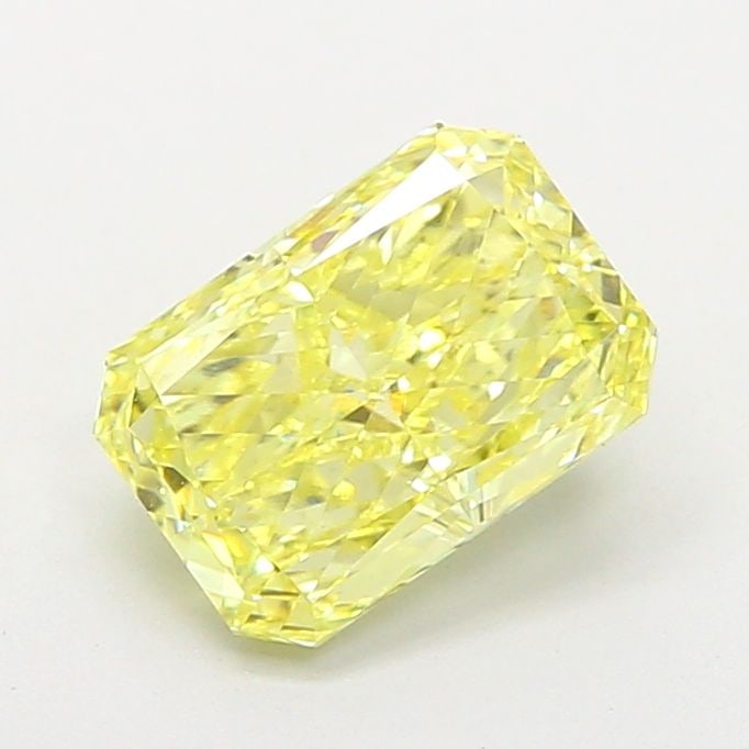 Loose Diamond - RADIANT 2.51ct Fancy Yellow VVS2: Loose Diamond - RADIANT 2.51ct Fancy Yellow VVS2 Source: This is a real non-mined Diamond that has been grown in a lab Shape: RADIANT Carats: 2.51 Color: Fancy Yellow Certification: IGI Video: