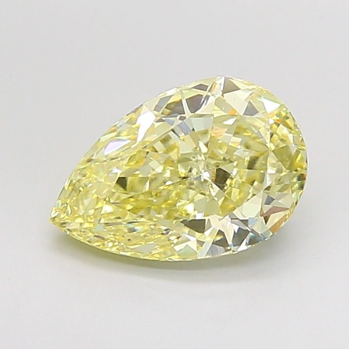 Loose Diamond - PEAR 3.04ct Fancy Yellow VS1: Loose Diamond - PEAR 3.04ct Fancy Yellow VS1 Source: This is a real non-mined Diamond that has been grown in a lab Shape: PEAR Carats: 3.04 Color: Fancy Yellow Certification: IGI Video: