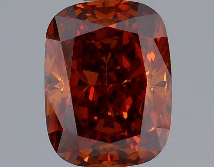 Loose Diamond - CUSHION MODIFIED 1.0ct Fancy Deep Orange VS1: Loose Diamond - CUSHION MODIFIED 1.0ct Fancy Deep Orange VS1 Source: This is a real non-mined Diamond that has been grown in a lab Shape: CUSHION MODIFIED Carats: 1.0 Color: Fancy Deep Orange Certific