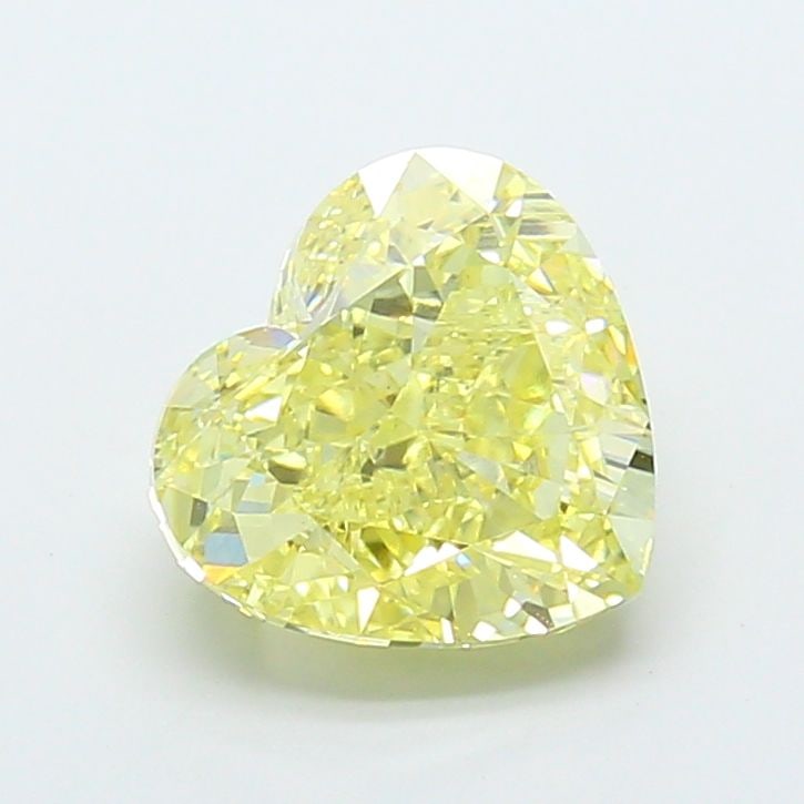 Loose Diamond - HEART 6.05ct Fancy Intense Yellow VVS2: Loose Diamond - HEART 6.05ct Fancy Intense Yellow VVS2 Source: This is a real non-mined Diamond that has been grown in a lab Shape: HEART Carats: 6.05 Color: Fancy Intense Yellow Certification: IGI Vi