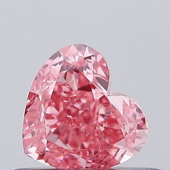 Loose Diamond - HEART 0.41ct Fancy Intense Pink VS1: Loose Diamond - HEART 0.41ct Fancy Intense Pink VS1 Source: This is a real non-mined Diamond that has been grown in a lab Shape: HEART Carats: 0.41 Color: Fancy Intense Pink Certification: NONE Video: