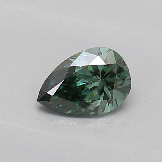 Loose Diamond - PEAR 0.15ct Fancy Vivid Green VVS2: Loose Diamond - PEAR 0.15ct Fancy Vivid Green VVS2 Source: This is a real non-mined Diamond that has been grown in a lab Shape: PEAR Carats: 0.15 Color: Fancy Vivid Green Certification: IGI The Diamon