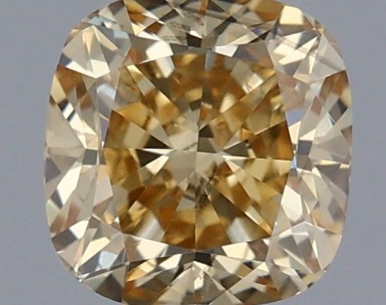 Loose Diamond - CUSHION BRILLIANT 0.4ct Fancy Yellow SI1: Loose Diamond - CUSHION BRILLIANT 0.4ct Fancy Yellow SI1 Source: This is a real non-mined Diamond that has been grown in a lab Shape: CUSHION BRILLIANT Carats: 0.4 Color: Fancy Yellow Certification: I