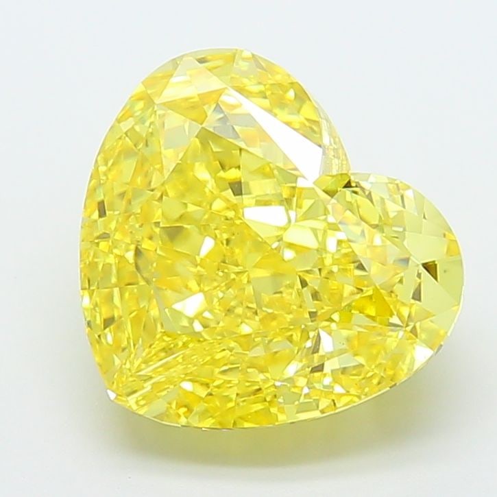 Loose Diamond - HEART 8.19ct Fancy Vivid Yellow VS1: Loose Diamond - HEART 8.19ct Fancy Vivid Yellow VS1 Source: This is a real non-mined Diamond that has been grown in a lab Shape: HEART Carats: 8.19 Color: Fancy Vivid Yellow Certification: IGI Video: